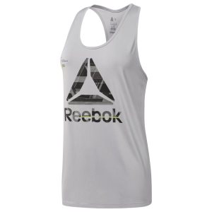 Podkoszulki Damskie Reebok ACTIVCHILL Graphic Szare PL 48VSAJW